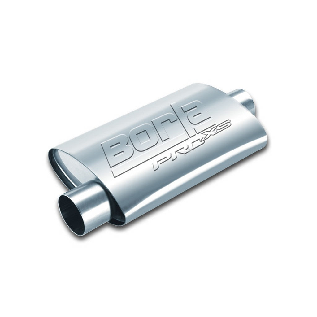 BORLA 40359 ProXS™ Muffler Center / Offset Oval 3" in / out, 14" x 4" x 9.5" Photo-0