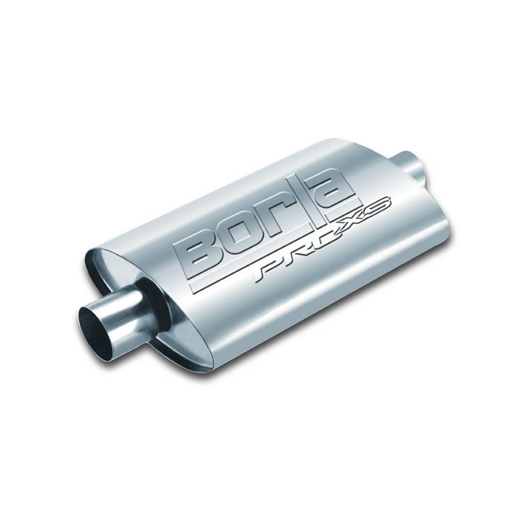 BORLA 40364 ProXS™ Muffler Center / Center Oval 2,5" in / out, 14" x 4" x 9.5" Photo-0