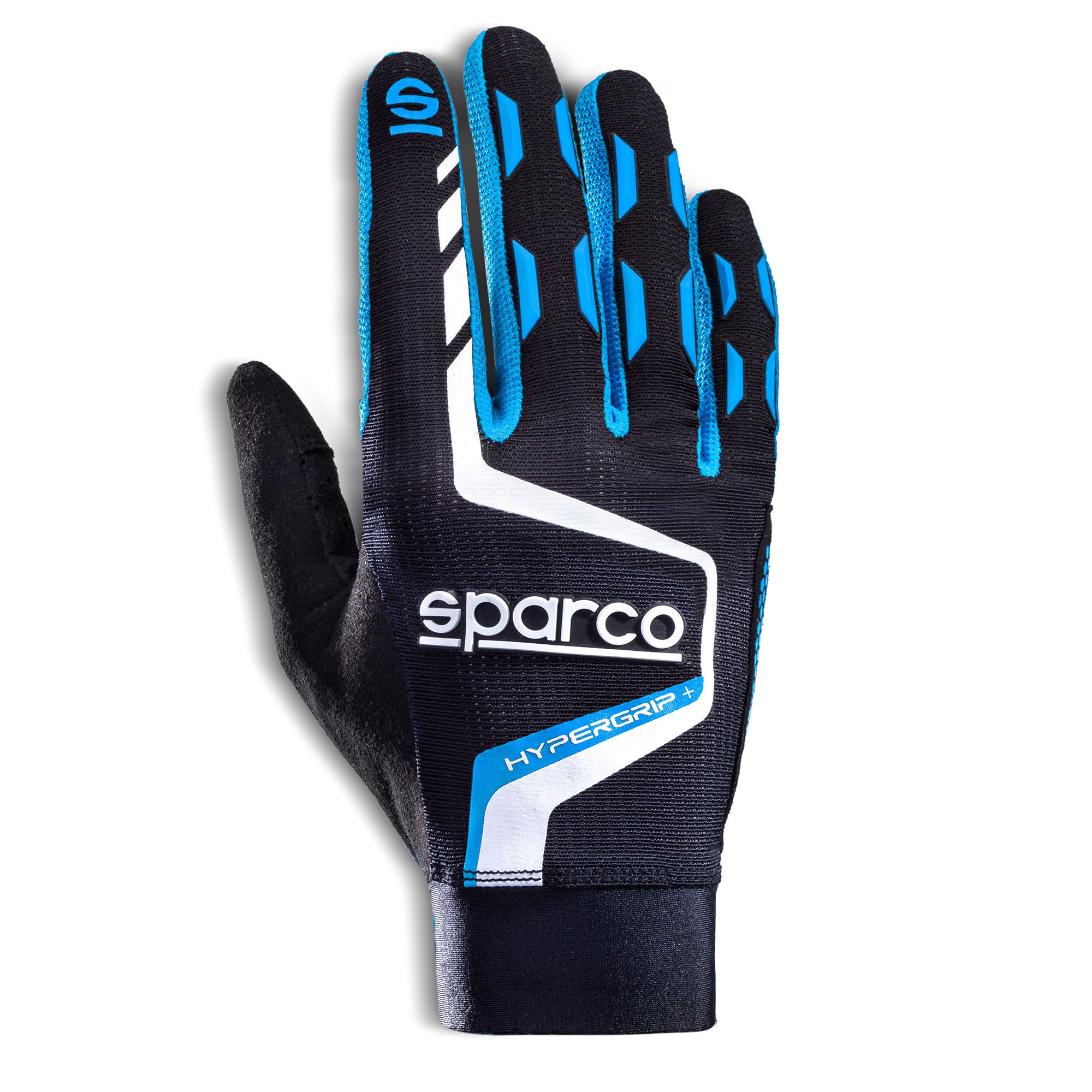 SPARCO 00209508NRAZ HYPERGRIP+ Gaming gloves, black/blue, size 8 Photo-0