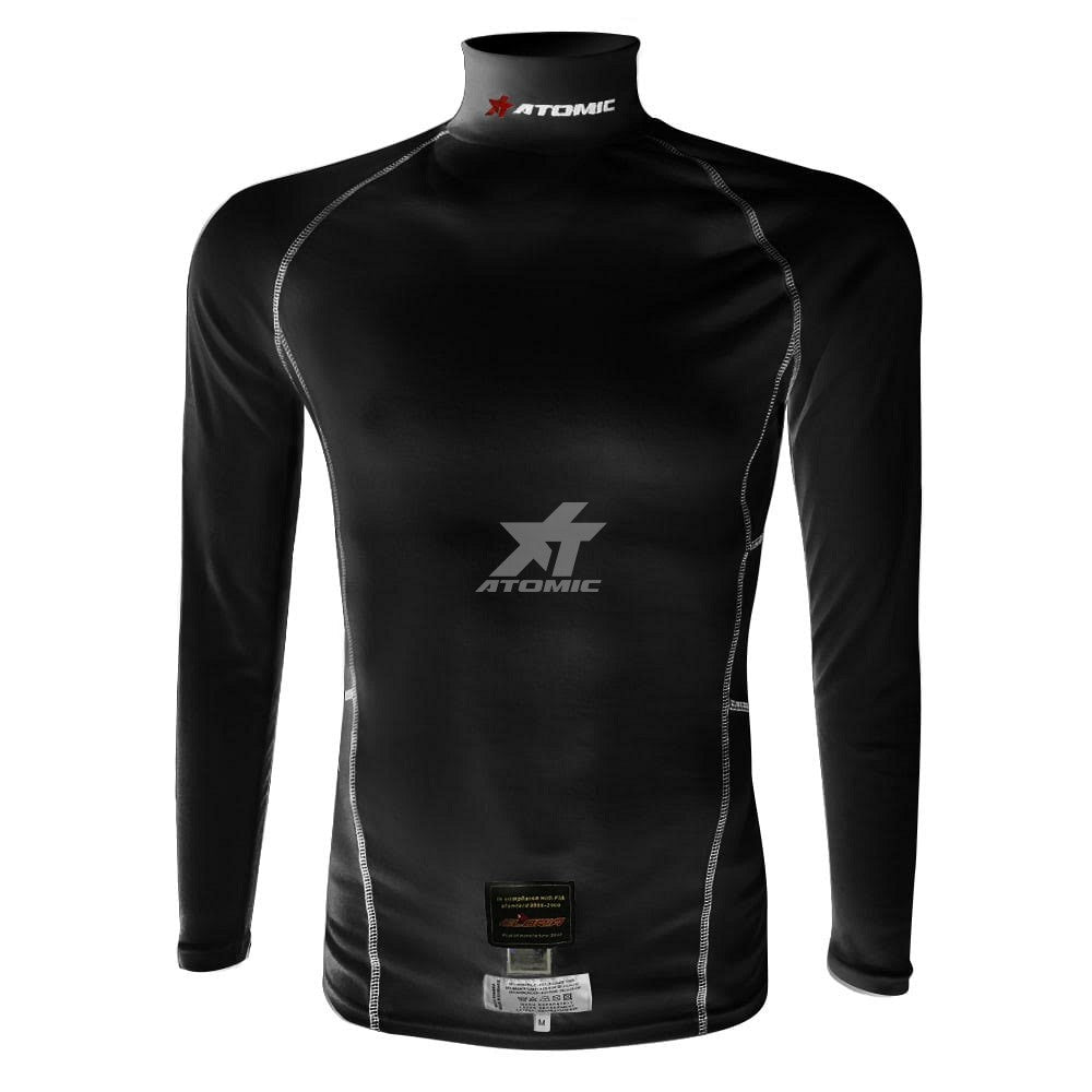 ATOMIC RACING AT037MZBXXL Stretch Long Sleeved Top, FIA, size XXL black Photo-0