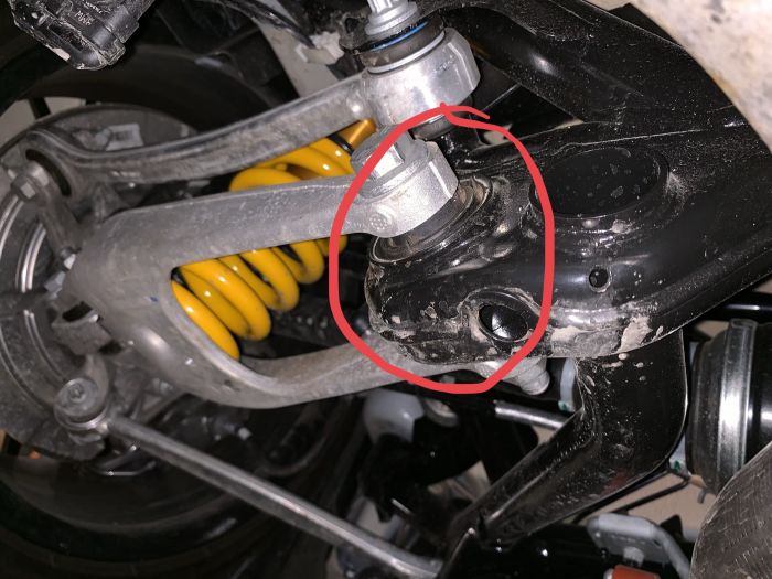 MILLWAY 90456 Rear inner lower uniball bushing M2 M3 M4 and M3E92 1ME82 Photo-1