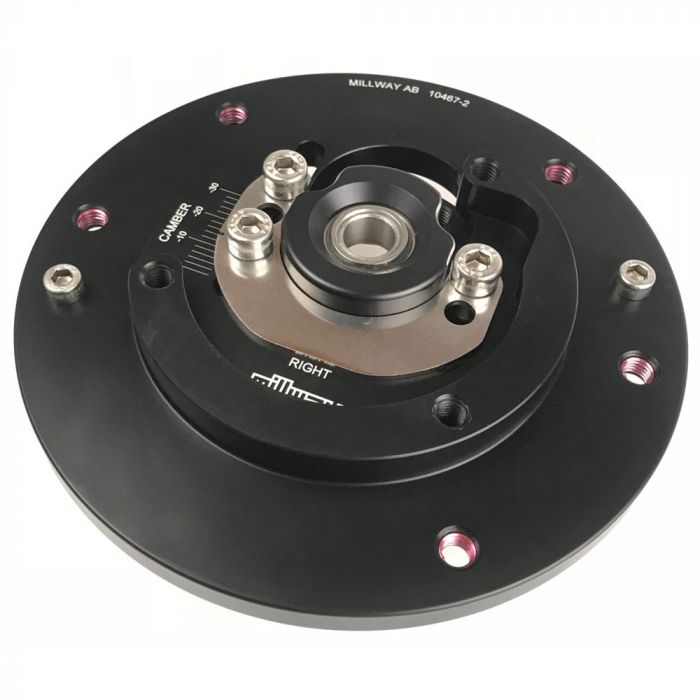 MILLWAY 90467-M4-H Camber plates FXX-series Hybrid with M4 aluminum strutbar. Photo-0