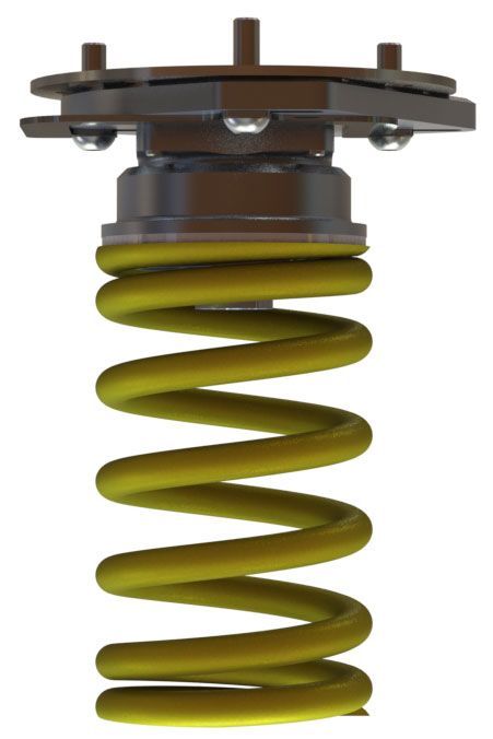 MILLWAY 90346-E8X-10348 Camber caster plates BMW 1-series E8x 60mm race spring Photo-0