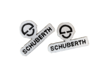 SCHUBERTH 1010003340 Schuberth cheek pad logos 2 pcs SF3/SP1 Photo-0