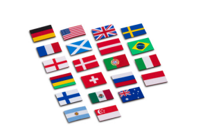 SCHUBERTH 1010008041 Flag cheek pad logos (available countries) 2 pcs SF3/SP1 Photo-0