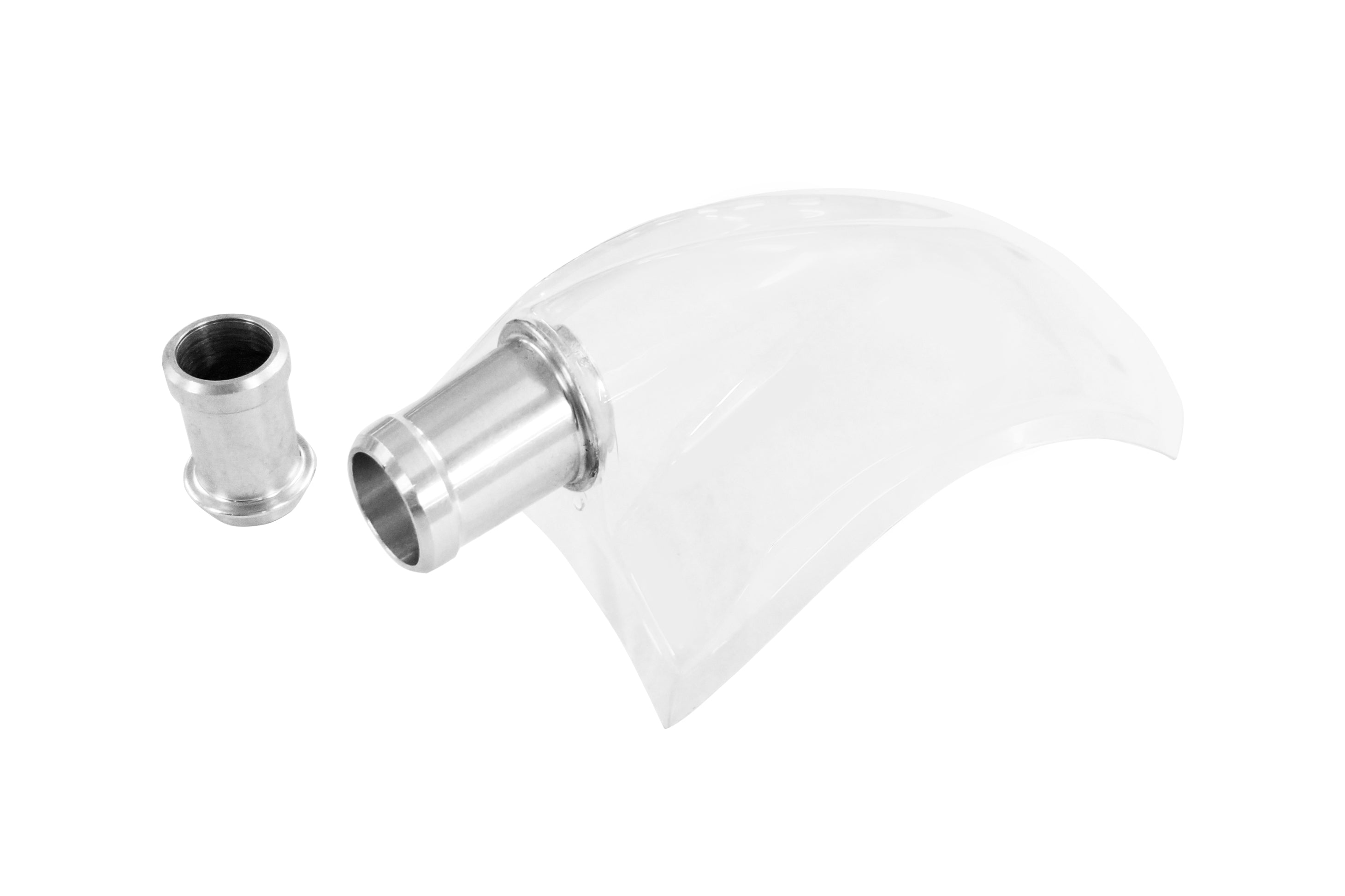SCHUBERTH 1010008098 Flat Forced air scoop clear - Large Connector Prep. with tape SP1 Photo-1