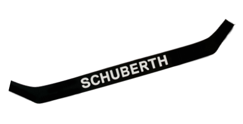 SCHUBERTH 1010008074 Schuberth visor sticker Black colour, white wording SF3/SP1 Photo-0