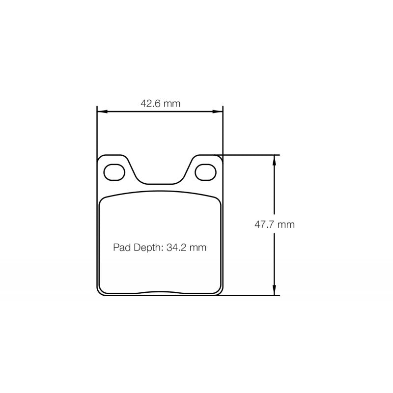 PAGID 5104-K2 Rear Brake Pads for KART REPUBLIC OK 2020-2023 Photo-1