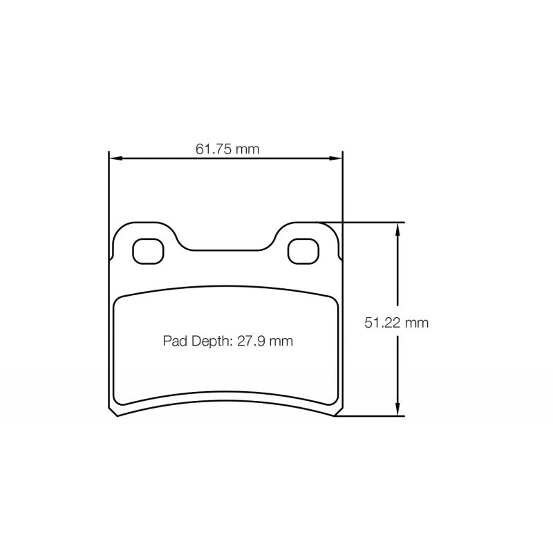 PAGID 5105-K2 Rear Brake Pads for PAROLIN DD2 / KZ Shifter, KART REPUBLIC DD2 / KZ Shifter Photo-1