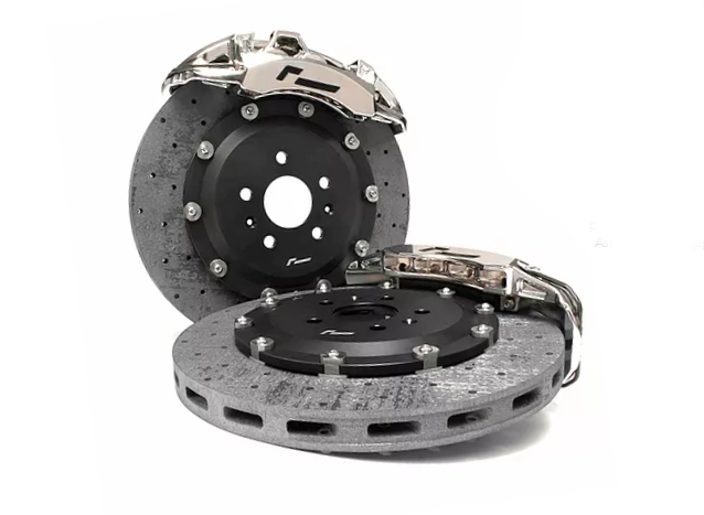 RACINGLINE VWR651000-RED Brake kit STAGE 3+ FORGED MONOBLOCK (CARBON Disc 380mm x 32mm) VW Golf 7/7.5 R/ Golf 8 GTI (red caliper) Photo-0