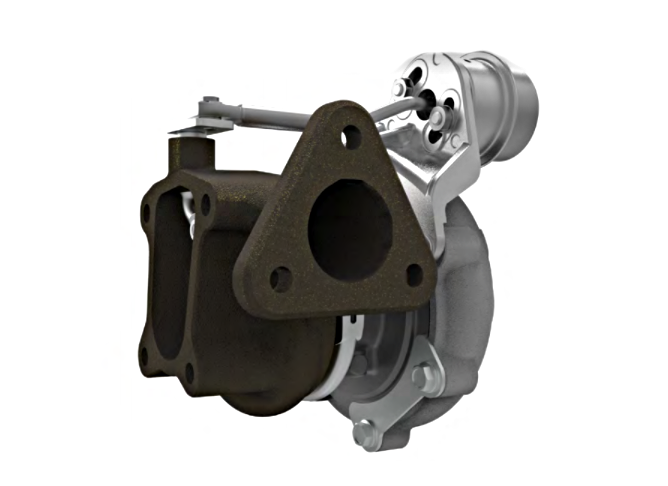 GARRETT 896051-5004S Turbine GBC14-200; 0.45 O/V; 3-bolt / 4-bolt; WG Photo-3