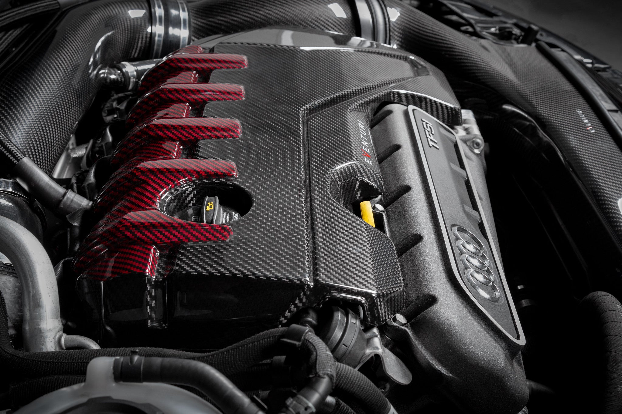 EVENTURI EVE-ST38V8S-CF-ENG Carbon Engine Cover AUDI RS3 8V, RSQ3, TTRS 8S Photo-6