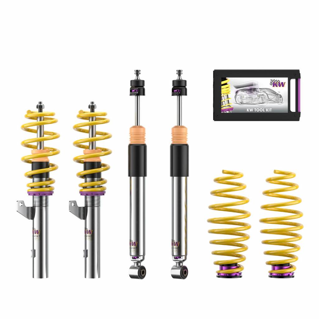 KW 35281028 Coilover Kit INOX V3 AUDI A3; (8V) Photo-0