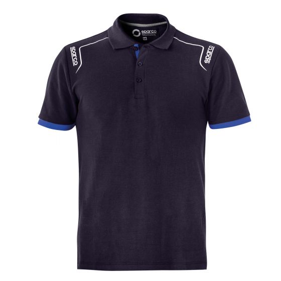 SPARCO 02407BM6XXX PORTLAND Polo shirt, navy blue, size Photo-0