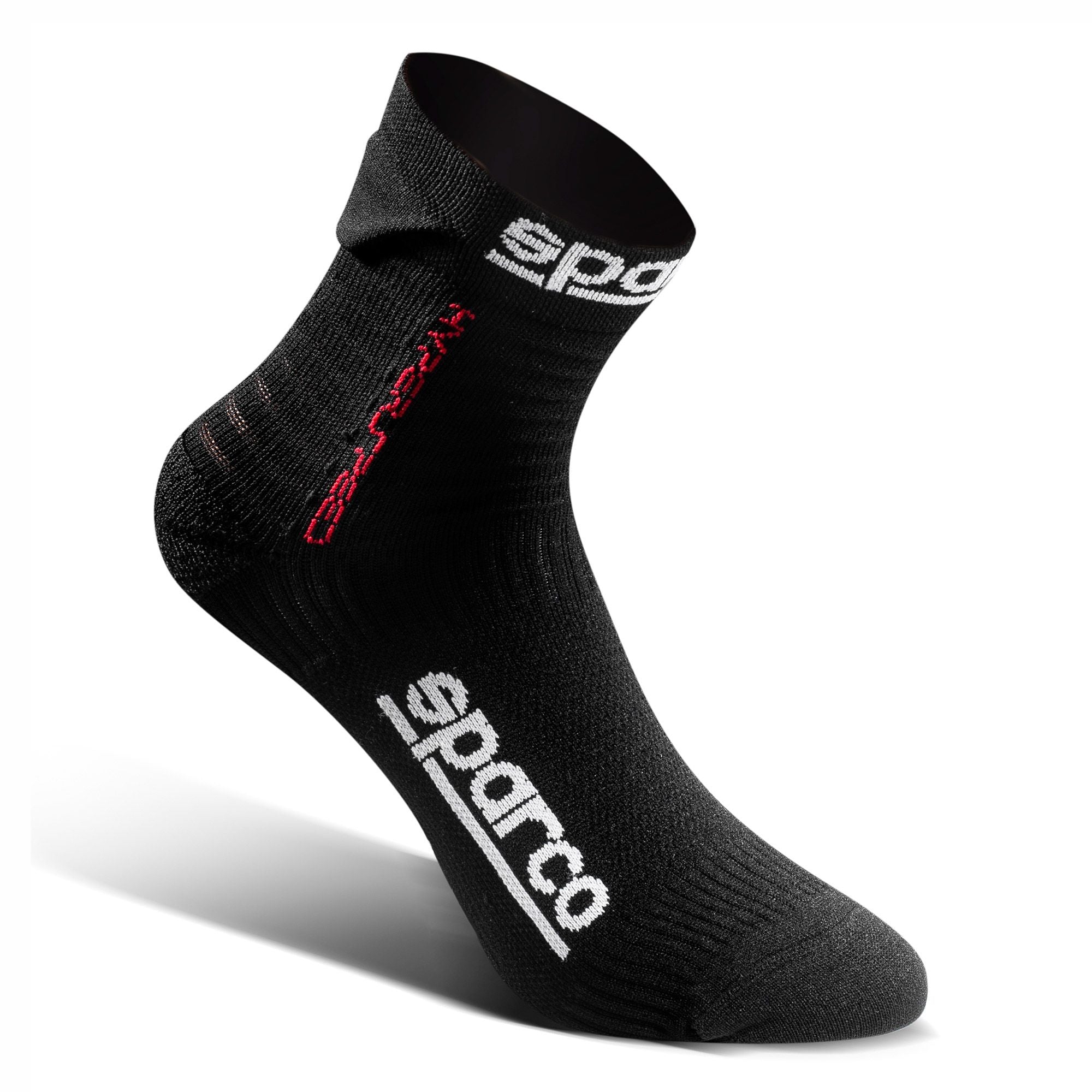 SPARCO 01290NR4041 Driving socks HYPERSPEED, black, size 40/41 Photo-0