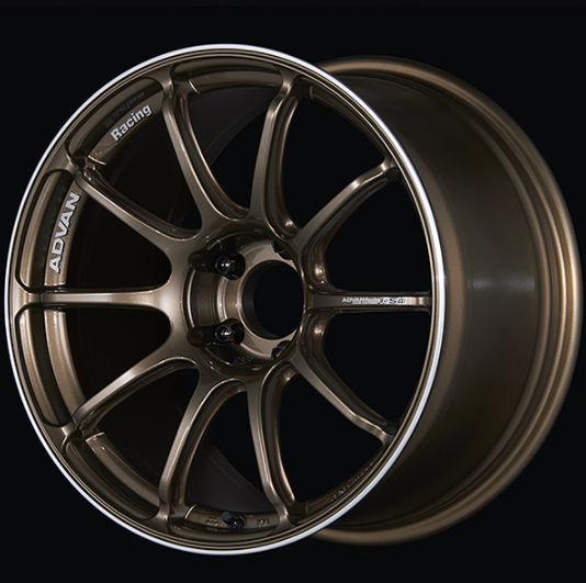 ADVAN YA38G37DUAR Wheel V3728 RSIII 18X8.0 ET37 5-100 UMBER BRONZE METALLIC & RING Photo-0