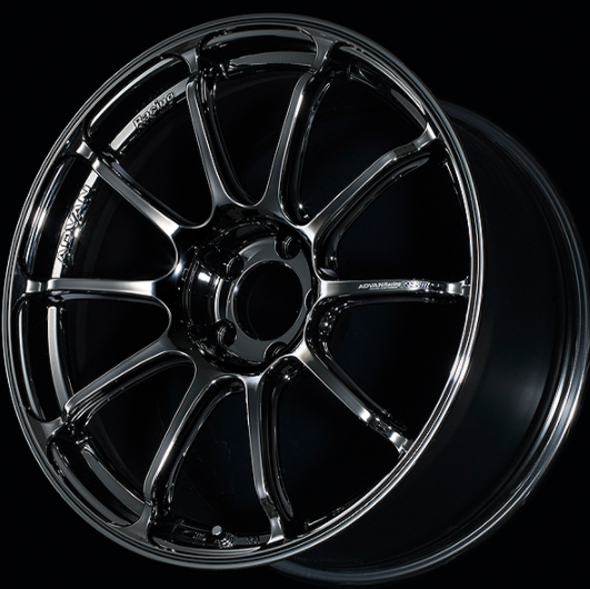 ADVAN YA39H45MSBK Wheel V4283 RSIII 19X8.5 ET45 5-112 BLACK CHROME Photo-0