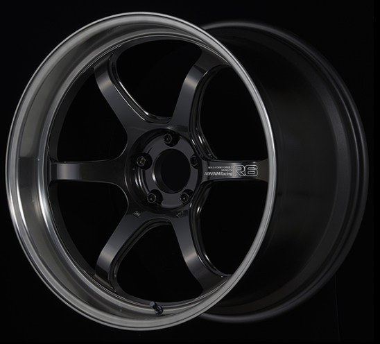 ADVAN YA60H38EBG Wheel V3655 R6 20X8.5 ET38 5-114.3 MACHINING & BLACK COATED GRAPHITE Photo-0
