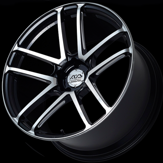 ADVAN YBG9I40ESB Wheel V1698 MODEL F50 19X9.0 ET40 5-114.3 GLOSS BLACK COMBI Photo-0