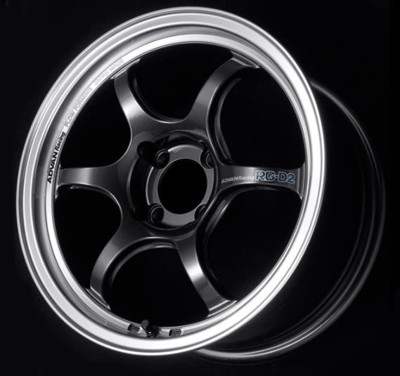 ADVAN YAT7G37EBG Wheel V2900 RG-D2 17X8.0 ET37 5-114.3 MACHINING & BLACK GUNMETALLIC Photo-0