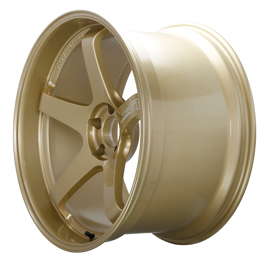 ADVAN YAQ9I46IBZP Wheel V4768 GT PV 19X9.0 ET46 CL-CL RACING BRASS GOLD Photo-0