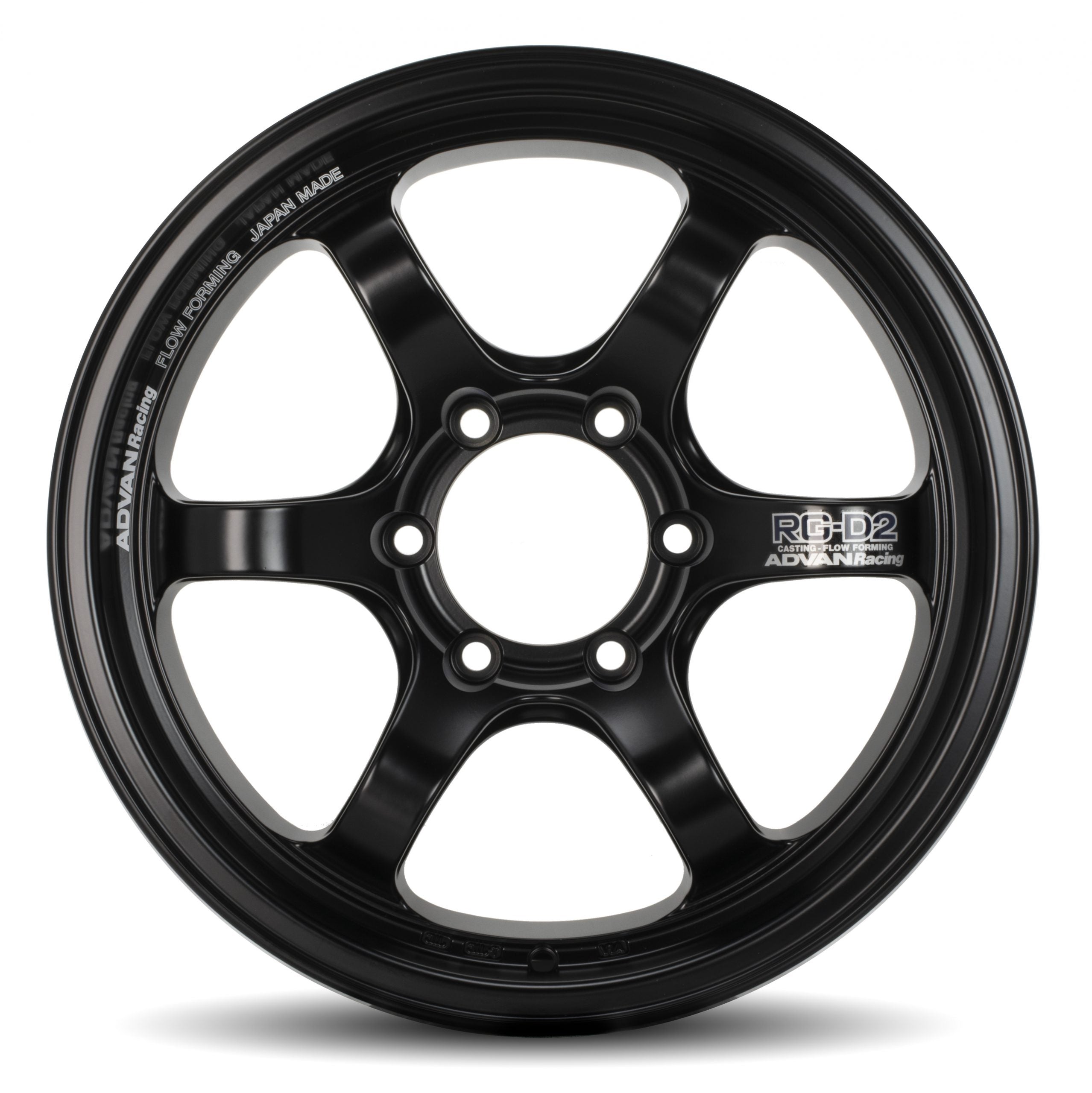 ADVAN YAT7H-10KSB Wheel V3946 RG-D2 for TRUCK 17X8.5 -10 6-139.7 SEMI GLOSS BLACK Photo-0