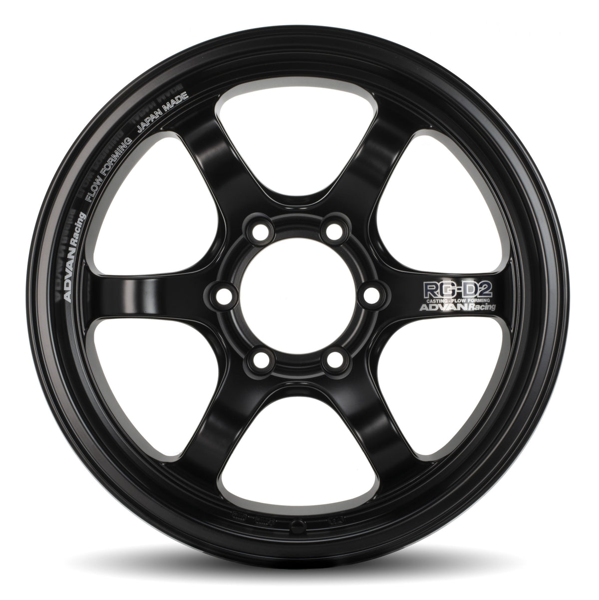 ADVAN YAT7H-10KSB Wheel V3946 RG-D2 for TRUCK 17X8.5 -10 6-139.7 SEMI GLOSS BLACK Photo-0