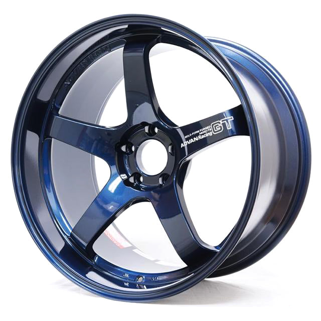 ADVAN YAQ9K35EDP Wheel V2053 GT Premium 19X10.0 ET35 5-114.3 RACING TITANIUM BLUE Photo-0