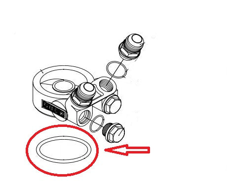 GREDDY 12401103 Oil Cooler O-Ring; Size:60mm Photo-0