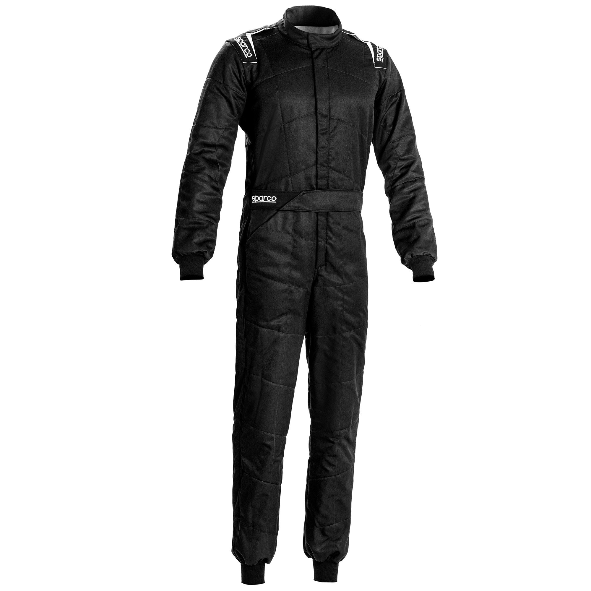 SPARCO 00109366NR SPRINT 2022 Racing suit, FIA 8856-2018, black, size 66 Photo-0