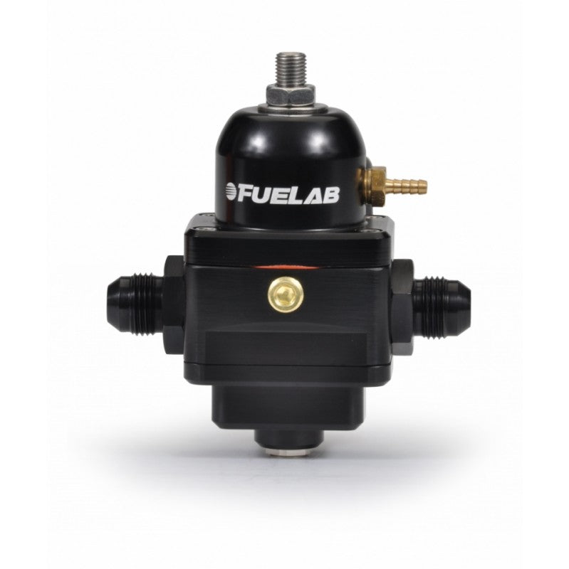 FUELAB 52901-1 Electronic Fuel Pressure Regulator EFI (25-90 psi, 6AN-In, 6AN-Out) Black Photo-0