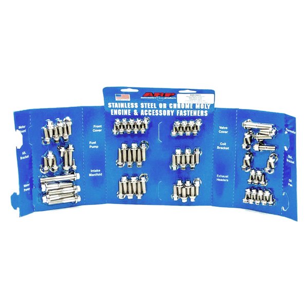 ARP 534-9801 Engine & Accessory Bolt Kit for Chevrolet Small Block 8740 hex Photo-0