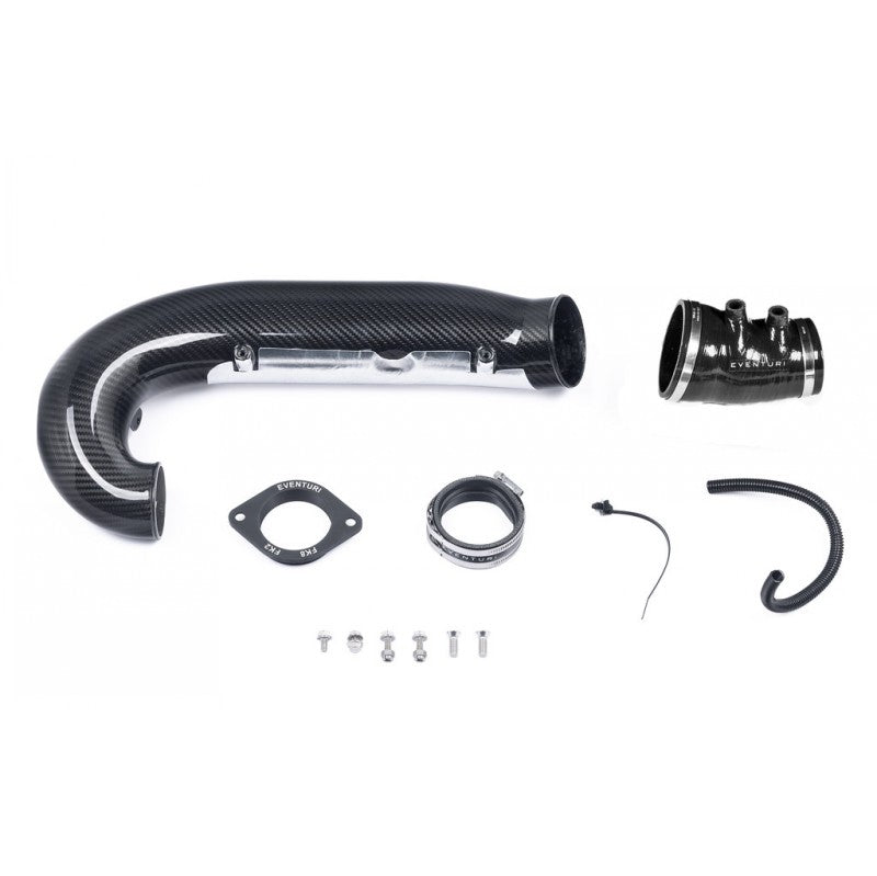 EVENTURI EVE-FK2V3-CF-CHG Turbo Tube Carbon V3 for HONDA Civic Type R (FK2) 2015-2017 Photo-0