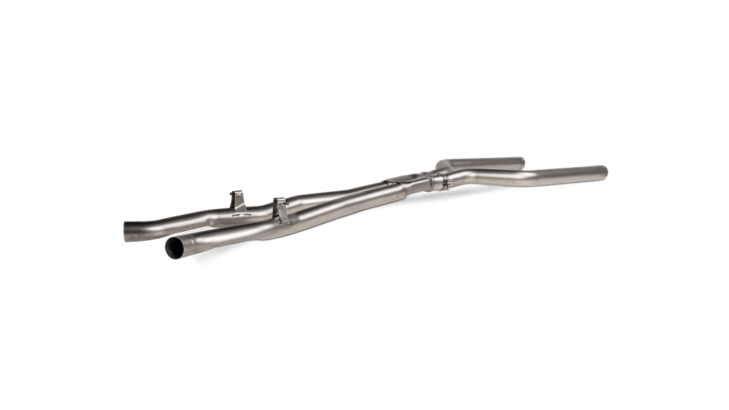 AKRAPOVIC E-BM/T/9 Evolution Link pipe set (Titanium) BMW M8 Cabrio (F91)/Coupe (F92)/F93 M8 OPF Photo-0 