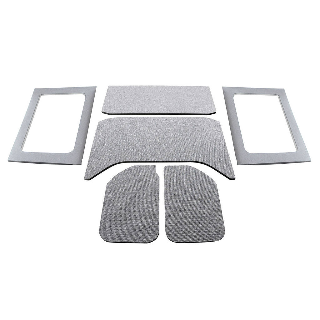 DEI 050291 Sound Deadening HeadLiner & Window Kit JK - 2011-18 - 4-Dr - 8-pc Original Finish - Gray Photo-0