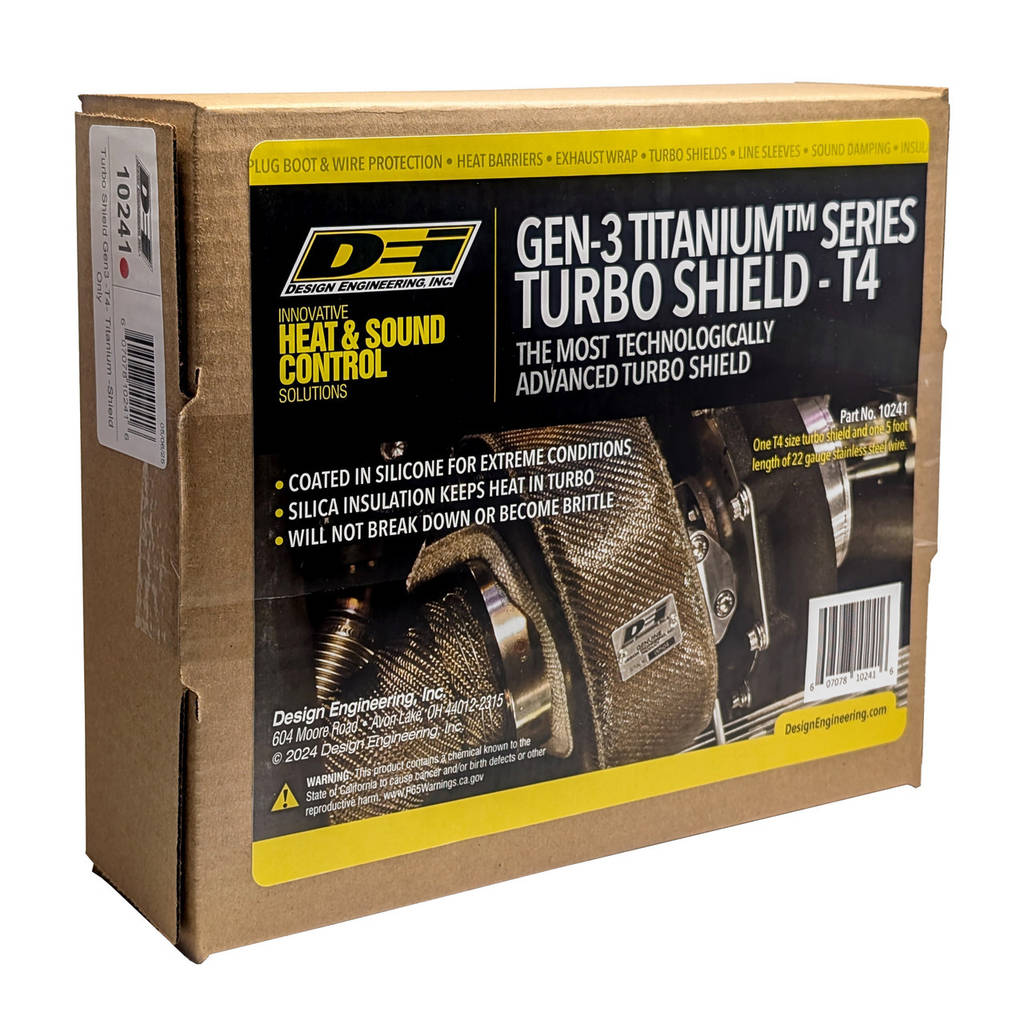 DEI 010241 Turbo Shield T4 - Shield Only - GEN III - Titanium Photo-1