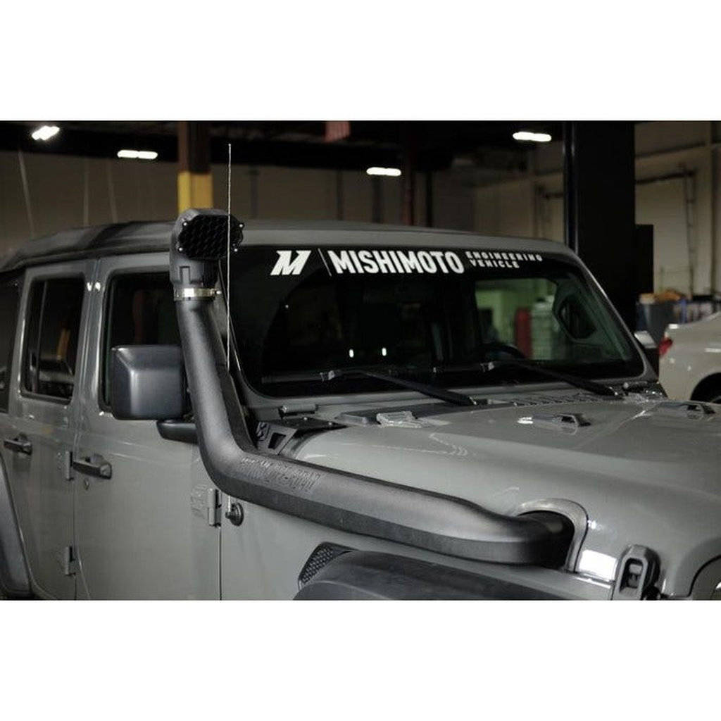MISHIMOTO MMAI-JL-18N 18+ JEEP Wrangler JL / 20+ Gladiator JT Snorkel Kit, Black Photo-15