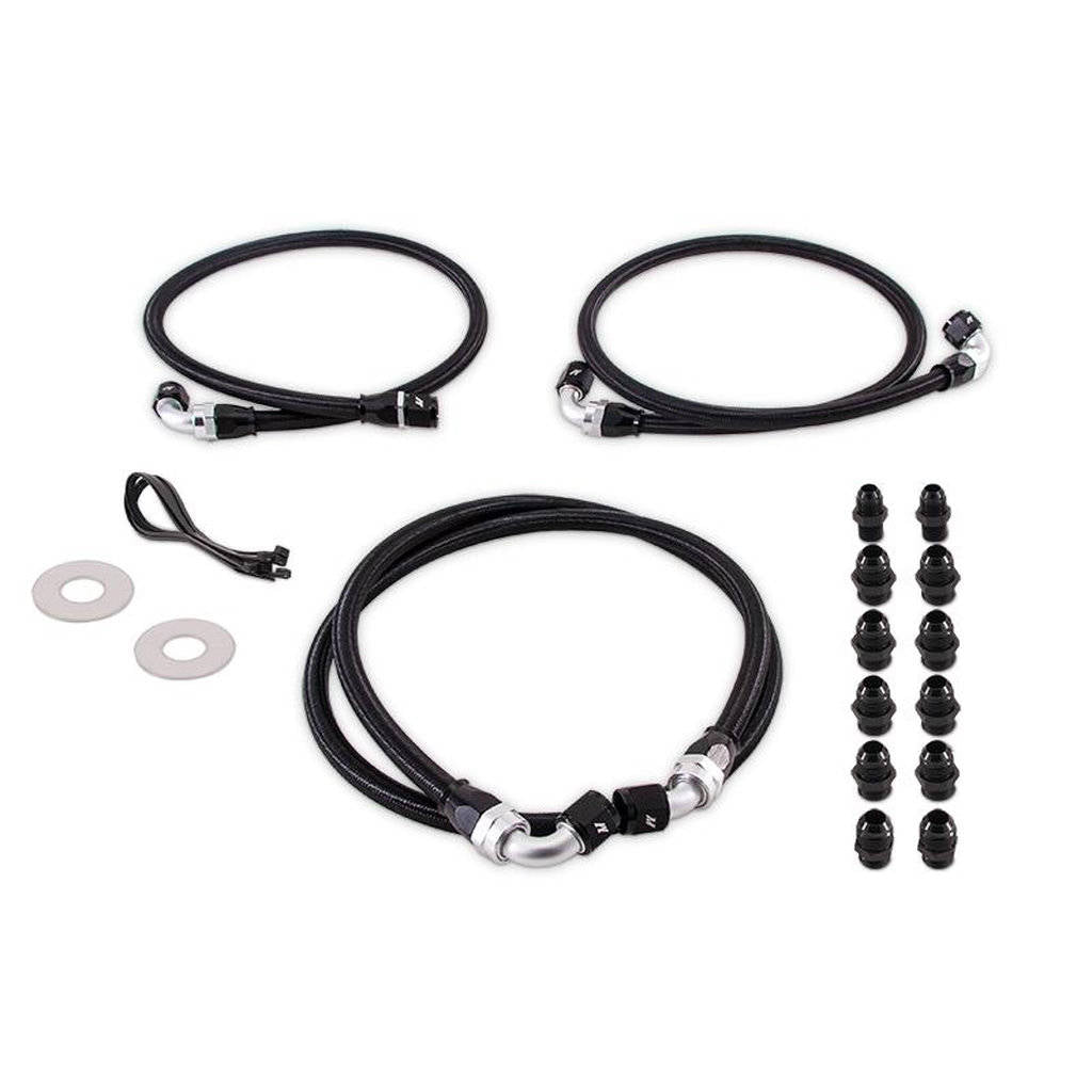 MISHIMOTO MMTCL-DMAX-01 Chevrolet / GMC 6.6L Duramax LB7/LLY Transmission Cooler Line Kit, 2001-2005 Photo-0