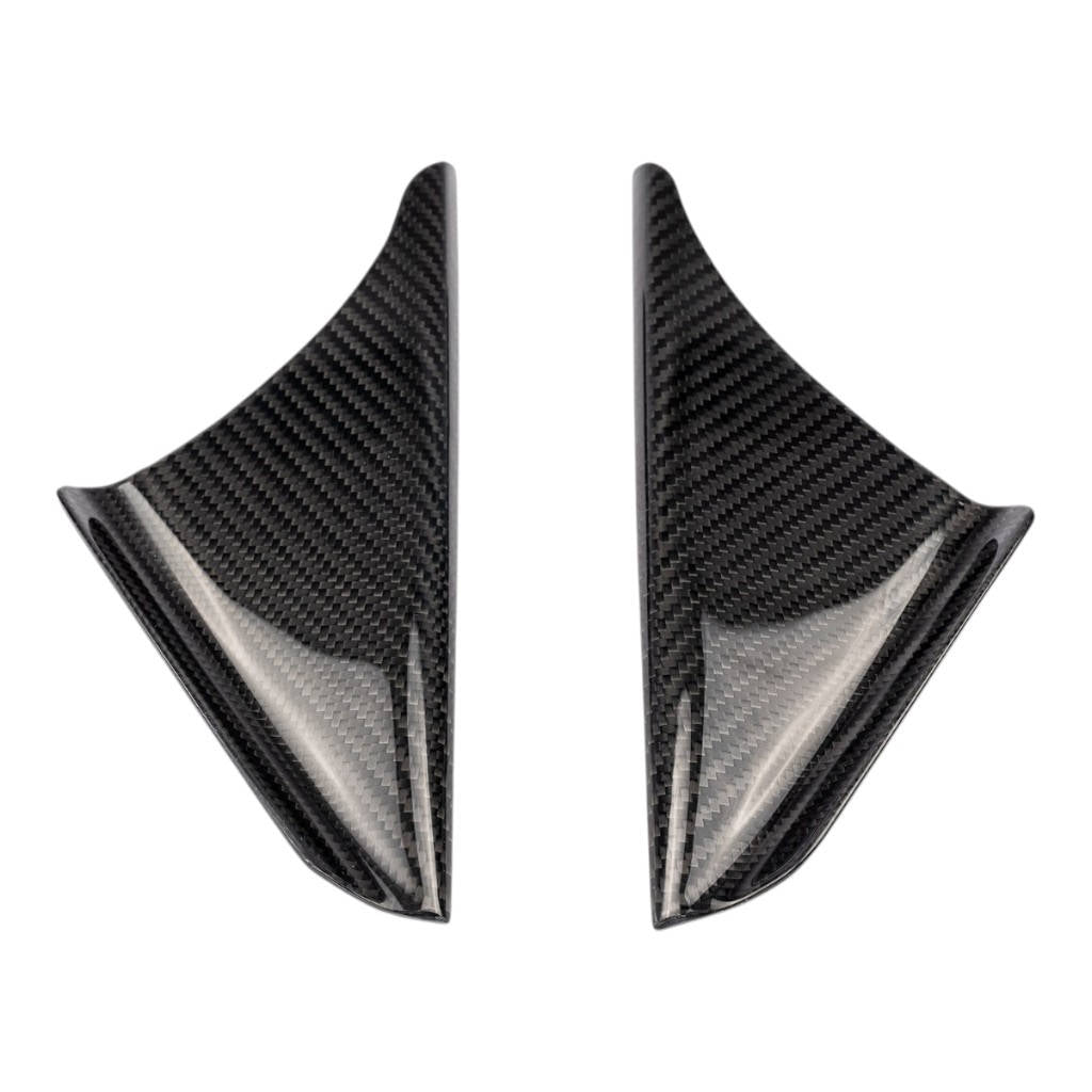 AMS AMS.38.06.0002-1 Anti-Wind Buffeting Kit (Gloss Carbon) for TOYOTA GR Supra 2020- Photo-0
