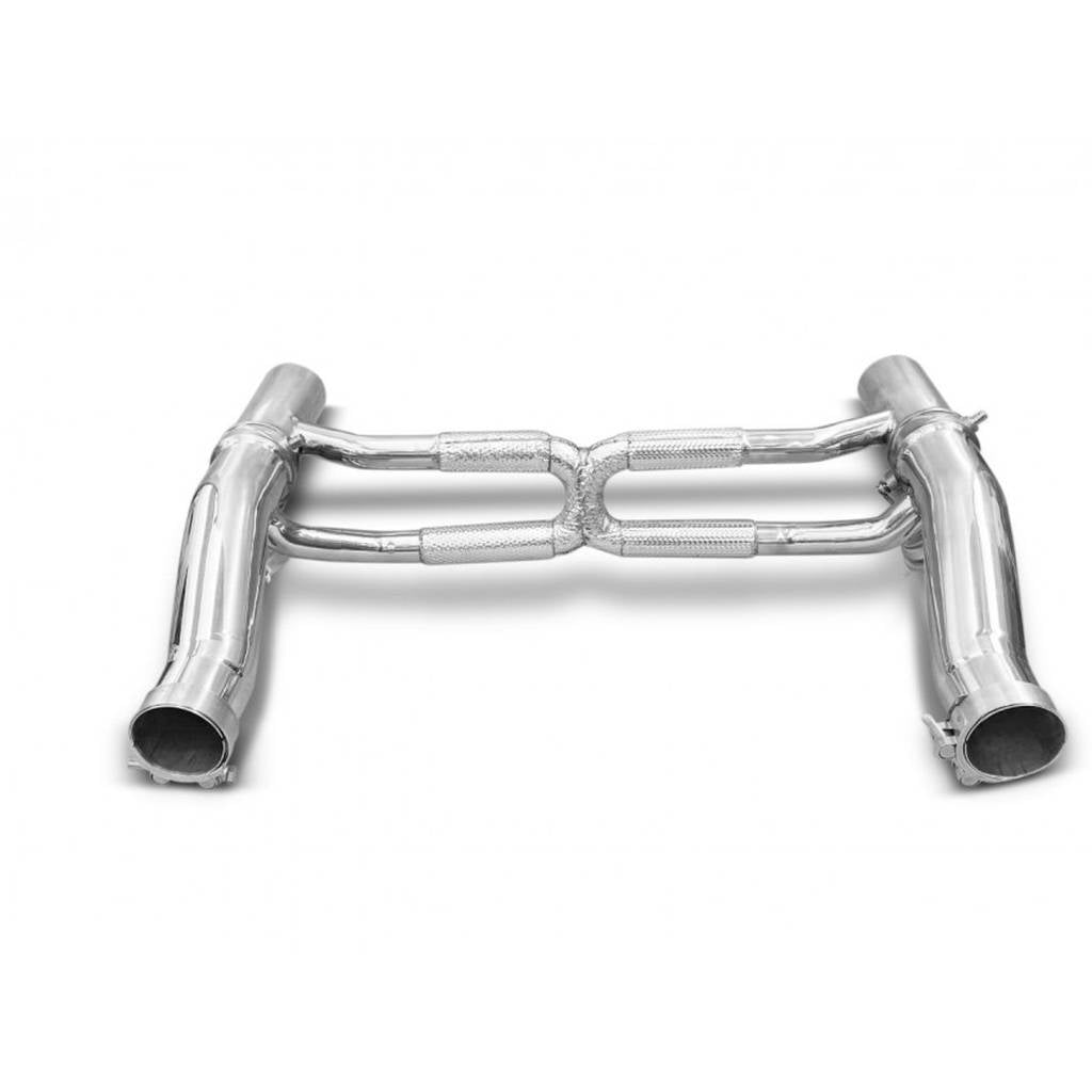 TUBI STYLE TSFEF8TC19.000.AV Muffers Kit with Valve for FERRARI F8 Tributo 2019-2023 / F8 SPIDER 2020-2023 Photo-3