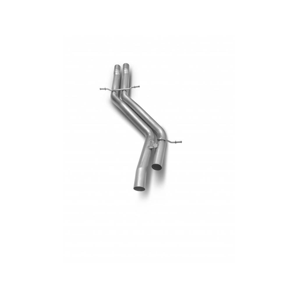 TUBI STYLE TSPOCAYS18.030.A Central Exhaust Pipes for PORSCHE Cayenne / Cayenne S / Cayenne E-Hybrid (with GPF) Photo-0