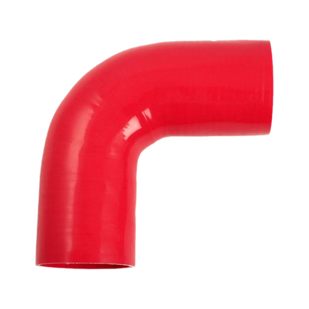 DO88 RB90G89 Silicone Hose Red 90 degree 3,5'' (89mm) Photo-0