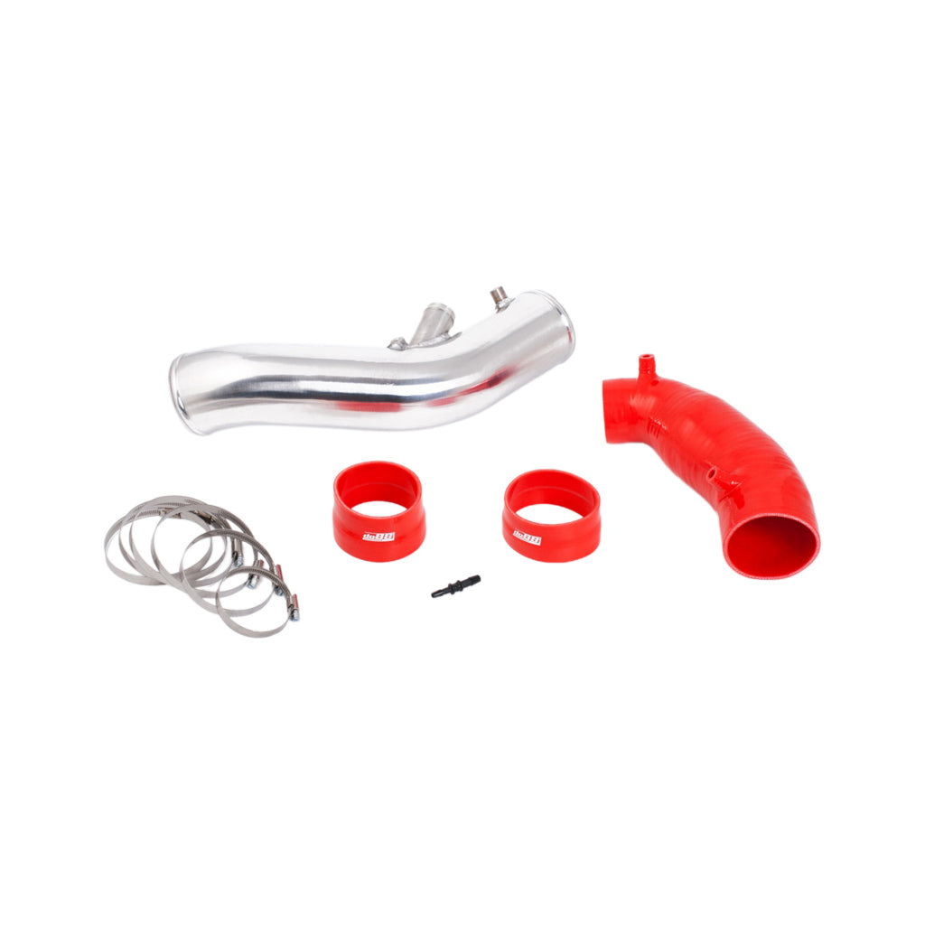 DO88 IR-100R SAAB 9-3 2.8T V6 06-11 Inlet pipe with Red hoses Photo-0