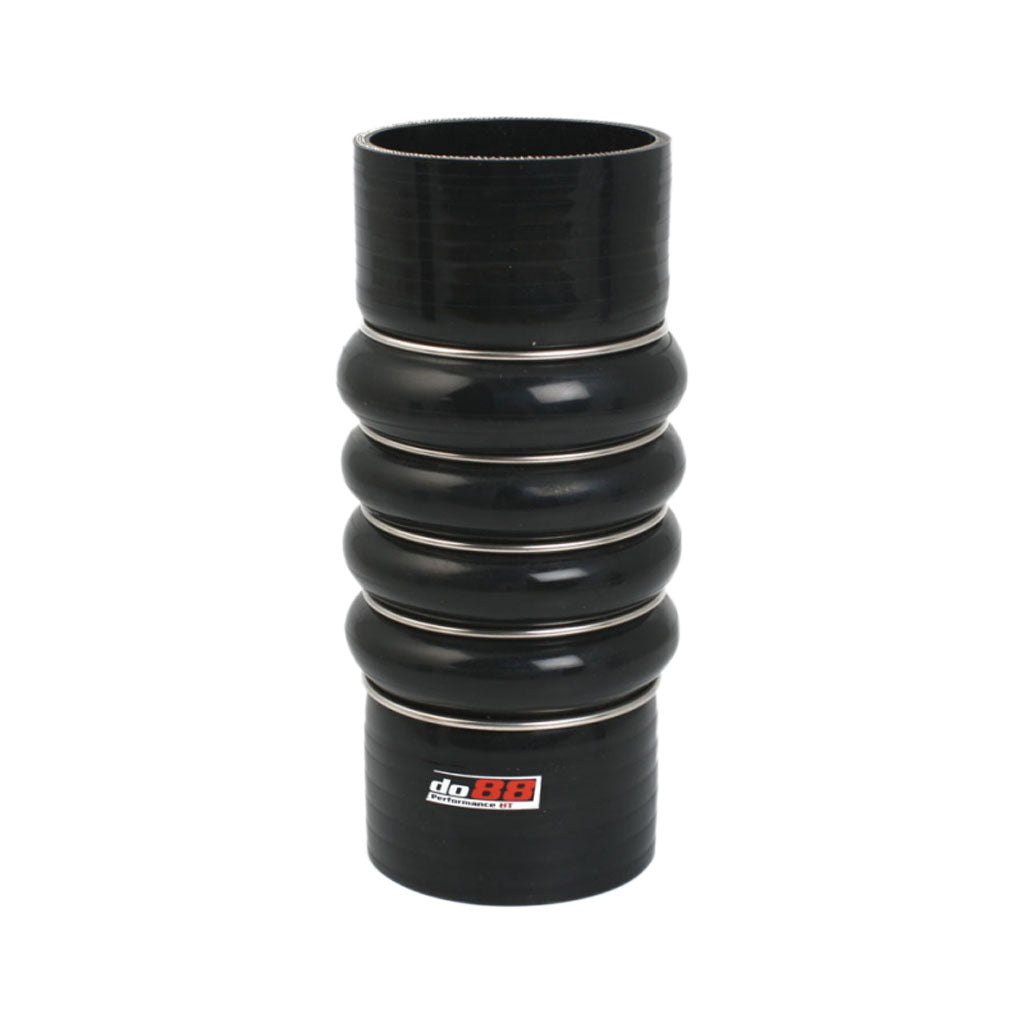 DO88 SCAC76 Silicone Hose Black 4-Humps 3'' (76mm) Photo-0