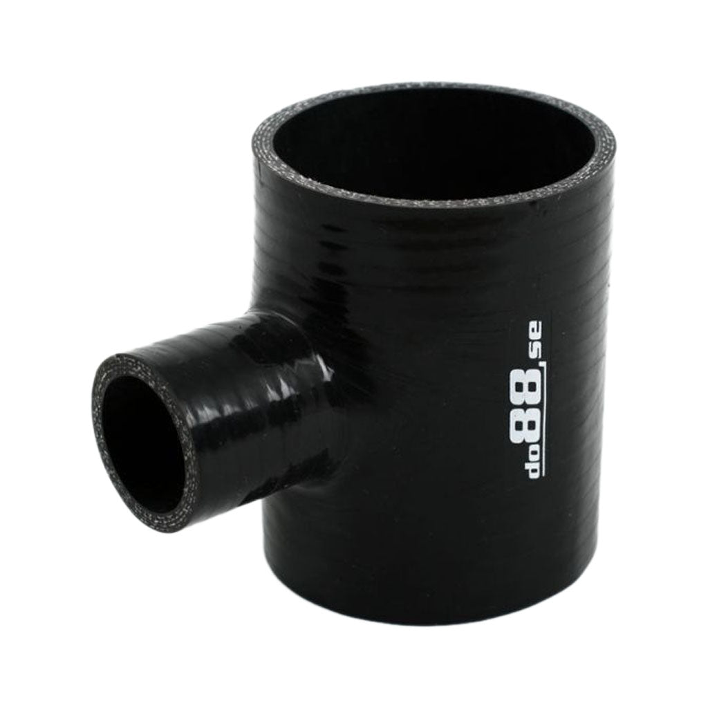 DO88 ST76-51 Silicone Hose Black T 3'' + 2'' (76+51mm) Photo-0