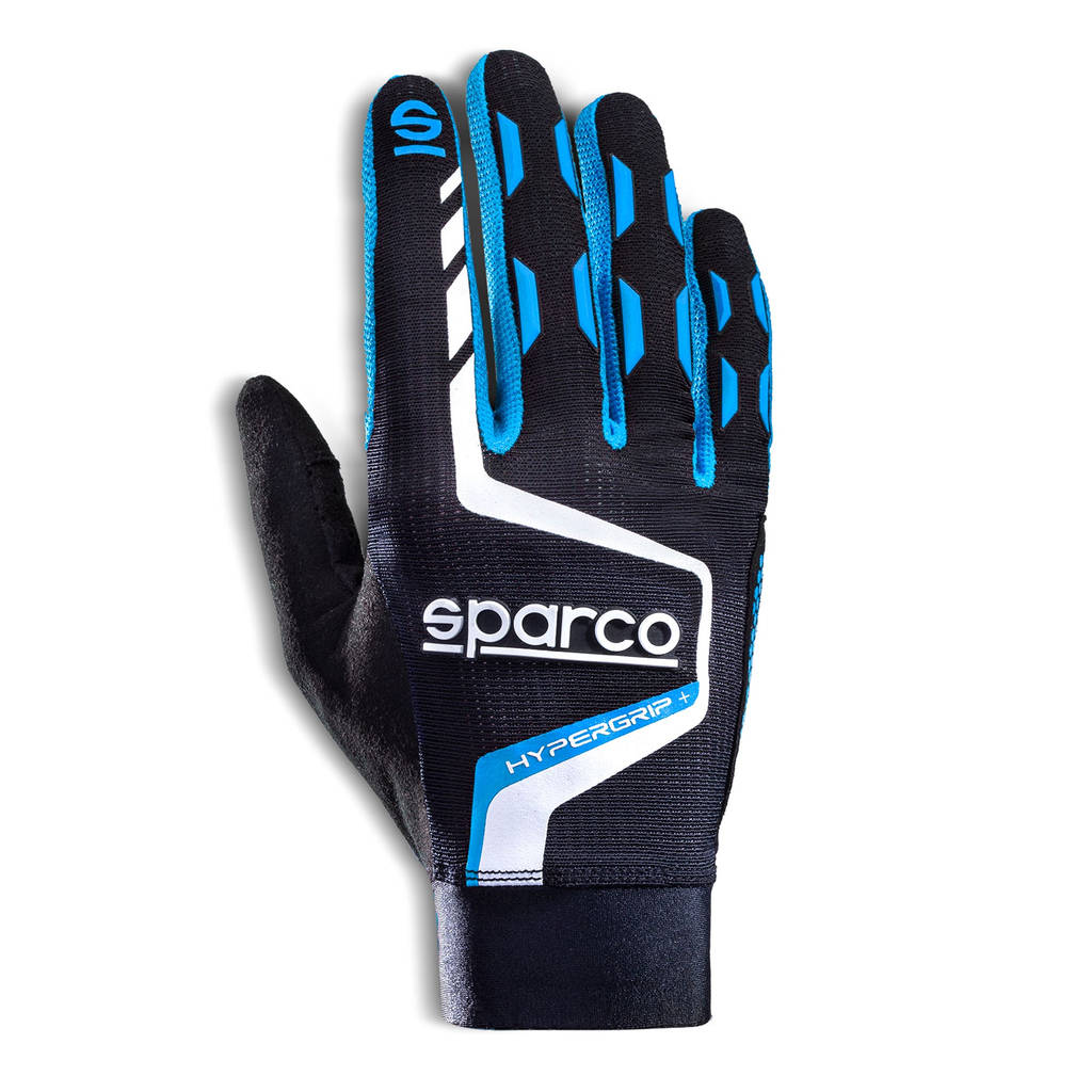 SPARCO 00209510NRAZ HYPERGRIP+ Gaming gloves, black/blue, size 10 Photo-0