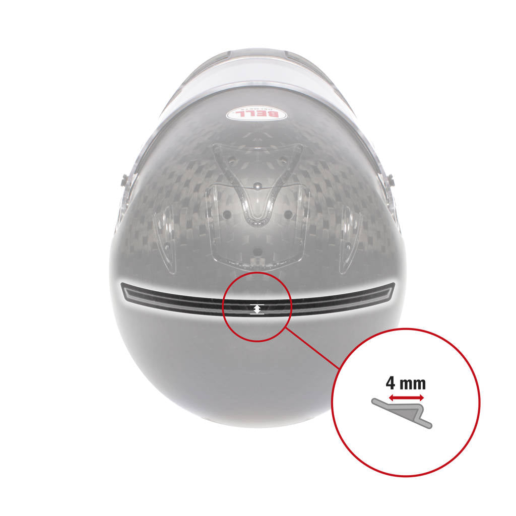 BELL 2050081 Top gurney for HP7/HP77/RS7 helmet, V10, clear, small (4mm) Photo-0