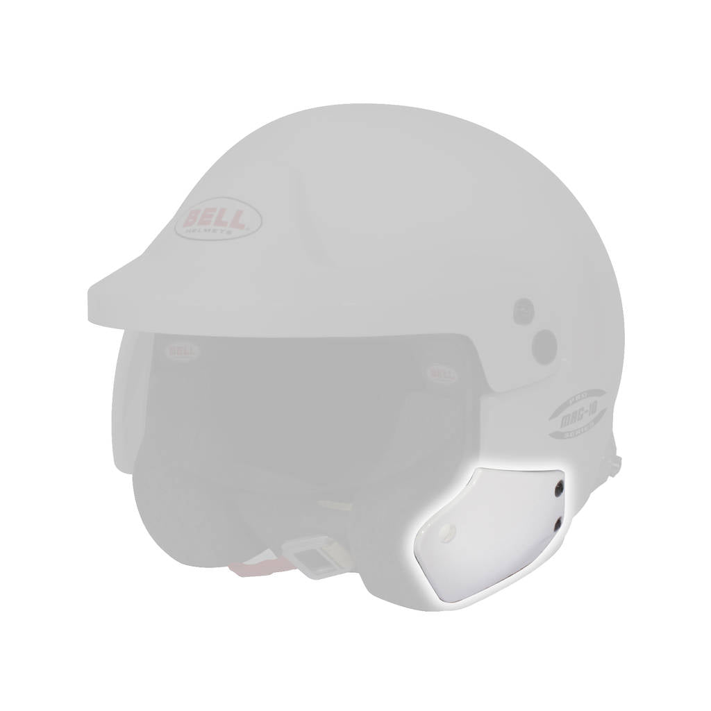 BELL 2081812 Side cover kit for MAG-10 helmet, 2 Pcs, glossy carbon Photo-1