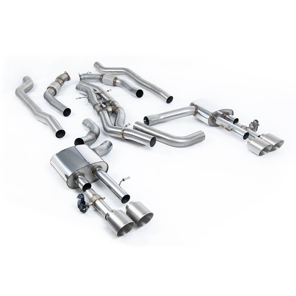 MILLTEK SSXAU950 Cat-back 115 GT AUDI S8 D5 4.0 TFSI V8 Saloon / Sedan (Non OPF/GPF) 2020 - 2022 Photo-0