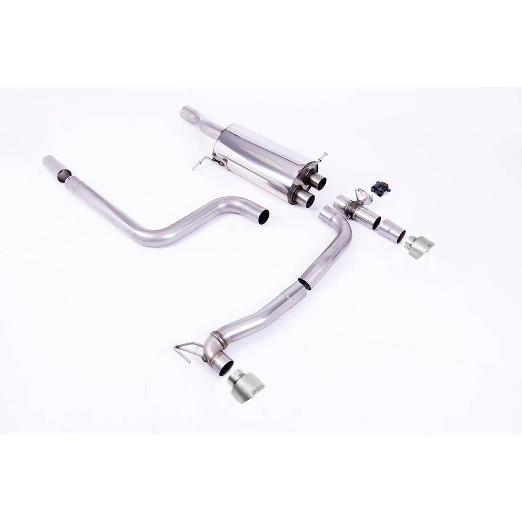 MILLTEK SSXFD365 Cat-back 100mm GT100 FORD Fiesta Mk8 ST 1.5 EcoBoost 200PS (Post Sept 2020 Models Only) 2020 - 2022 Photo-0